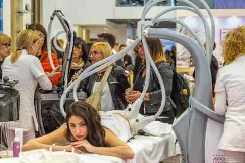 EDITORIAL COSMOPROF Stock Photos