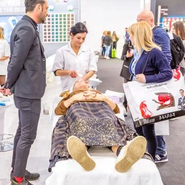 EDITORIAL COSMOPROF Stock Photos