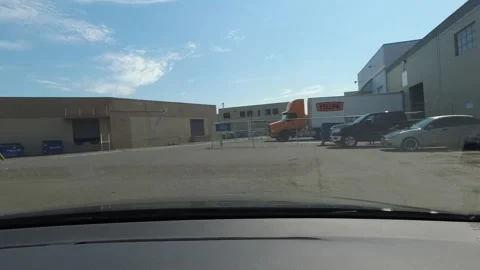 Editorial of Dash camera in car driving in Portland Oregon February 2, 2024 Видео 264683287