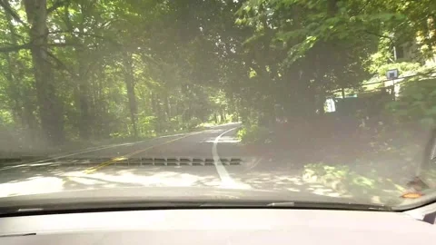 Editorial of Dash camera in car driving in Portland Oregon February 2, 2024 Видео 264683817