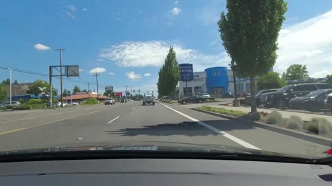 Editorial of Dash camera in car driving in Portland Oregon February 2, 2024 Vidéo 264684693