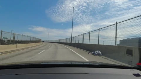 Editorial of Dash camera in car driving in Portland Oregon February 2, 2024 Vidéo 264684999