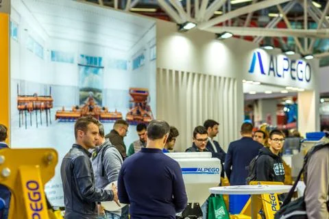 EDITORIAL, EIMA Exhibition Stock Photos