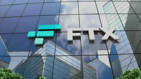 Editorial, FTX Trading Ltd. logo on glass building. Video stock 228662885