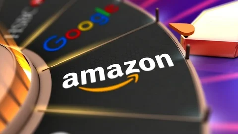 Editorial Game wheel Amazon Stock Footage 98771426