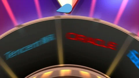 Editorial Game wheel Oracle Stock Footage 98770013
