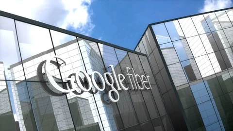 Editorial, Google Fiber building	 動画素材 91420923