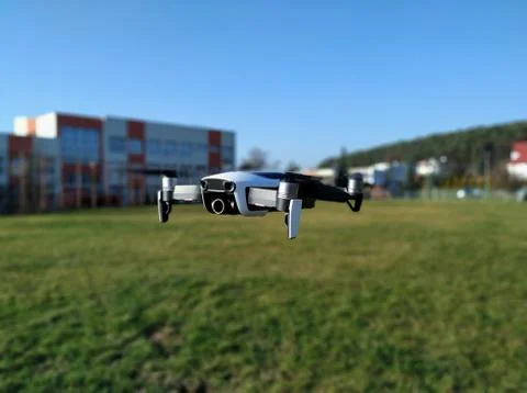 Editorial Image of the White DJI MAVIC AIR drone. Foto stock