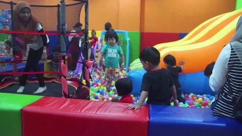 Editorial : Indoor Playground Video stock 146349493