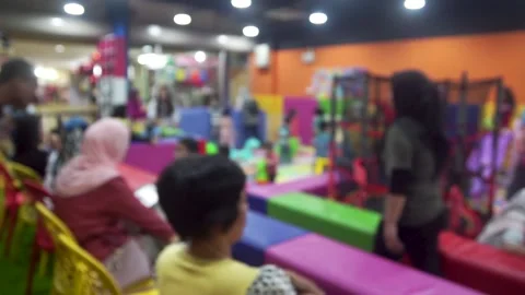Editorial : Indoor Playground Stock Footage 146349668