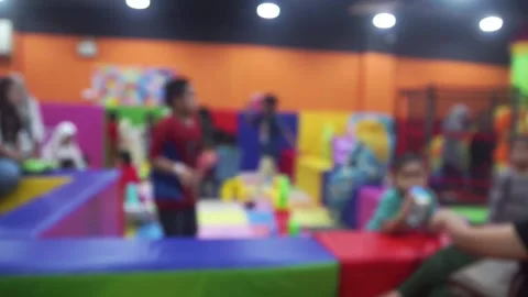 Editorial : Indoor Playground Stock Footage 146349798