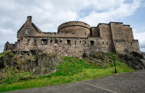 EDITORIAL: An inner view of Edinburgh Castle Stock Photos