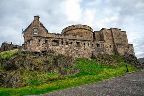 EDITORIAL: An inner view of Edinburgh Castle Stock Photos