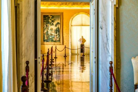EDITORIAL inside The Papal Palace Stock Photos