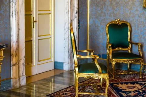 EDITORIAL inside The Papal Palace Stock Photos