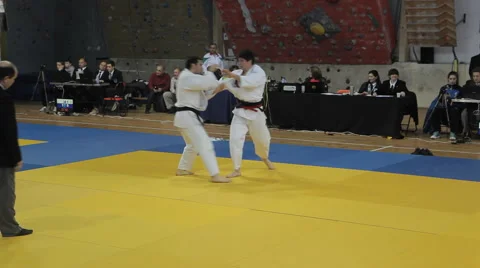 EDITORIAL: JUDO COMPETITION Video stock 50452092