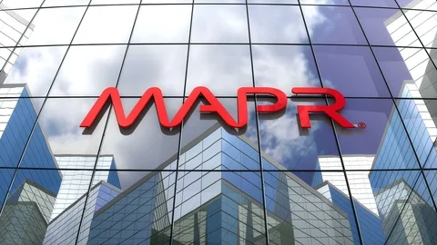 Editorial, MapR Technologies Inc, logo on glass building.	 Видео 96230319