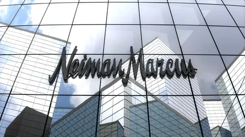Editorial Neiman Marcus Group, Inc. logo on glass building.	 Видео 95622936