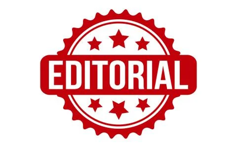 Editorial Rubber Stamp Seal Vector Stock Illustration