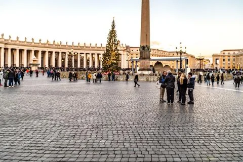 EDITORIAL, Saint Peter Square in Vatican City Stock Photos