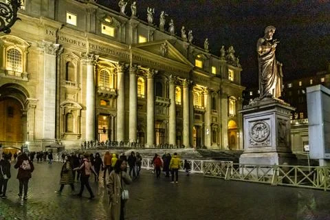 EDITORIAL, Saint Peter Square in Vatican City Stock Photos