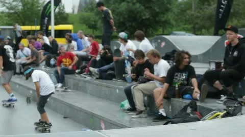 Editorial, skate park Stock Footage 11701129