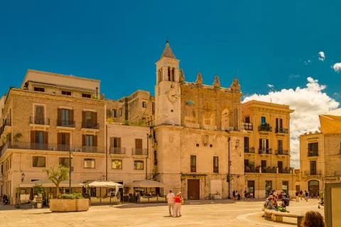 EDITORIAL square of Bari Stock Photos
