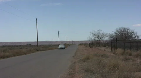 Editorial: Tracking shot of Car Stock Footage 111063