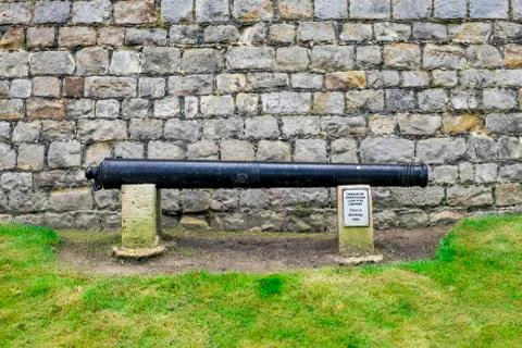 EDITORIAL: A trophy cannon displayed at Windsor Castle Stock Photos
