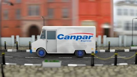 Editorial use only, Canpar delivery vehicle. Stock-Footage 104698284