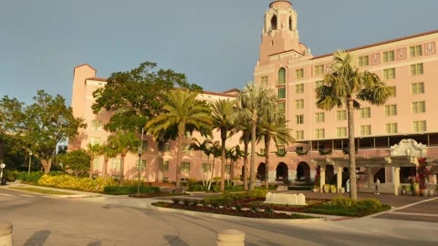 Editorial Use Only downtown St. Petersburg, Florida, USA, November 28, 2024. Pan Stock Footage 293945795