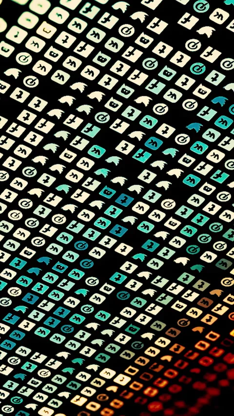 Editorial use only. Many different logos of social nets flowing on black Stock Footage 285933828