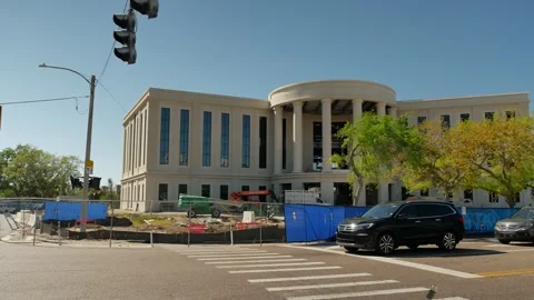 Editorial Use Only March 19, 2025. St. Petersburg, FL, USA. Sunny day View acros Stock Footage 304642717