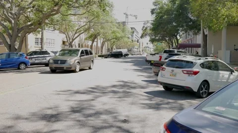 Editorial Use Only March 19, 2025. St. Petersburg, FL, USA. Sunny day View down Stock Footage 304642816