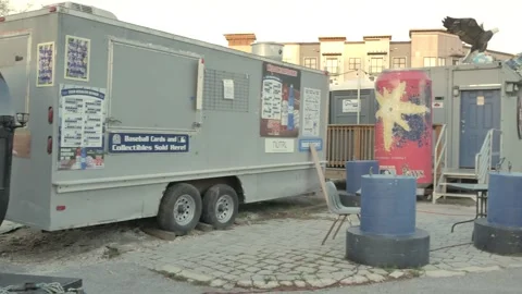 Editorial Use Only March 30, 2024. Ferg's Sports Bar . Pan left to right.  Near Stock Footage 270487098