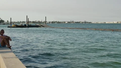 Editorial Use Only, May 30, 2024, St. Pete Beach, FL, USA. Beach renourishment, Stock Footage 277664381