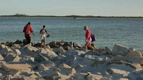 Editorial Use Only November 16, 2024, St. Pete Beach, FL, USA. Pass-a-Grille bea Stock Footage 292588805