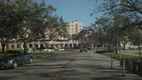 Editorial Use Only November 2, 2024. POV Drive north  on the left.on Beach D0073 Stock Footage 290144701