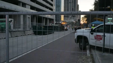 Editorial Use Only October 14, 2024 St. Petersburg, FL, USA. After a crane falls Stock Footage 288158118