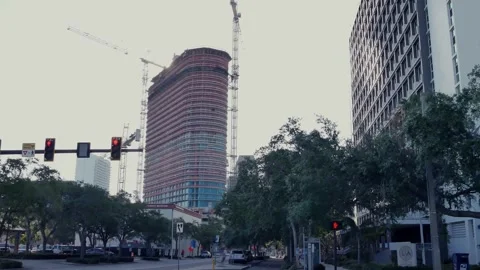 Editorial Use Only The Residences at 400 Central in St. Petersburg, Florida, USA Stock Footage 276554338