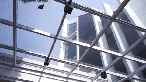 Editorial View of Historic and Modern Church Architecture Interior and Exterior Stock Footage 341103378