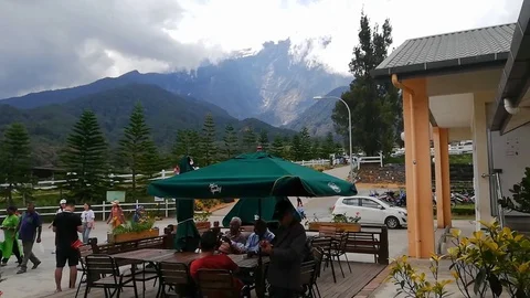 Editorial : Visitors enjoy sight seeing at Desa Dairy farm at Kundasang, Sabah. Video stock 119187728