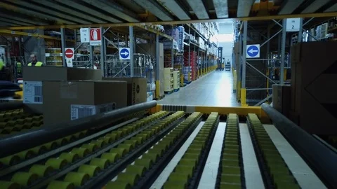 Editorial Warehouse Logistic Stock Footage 126275960