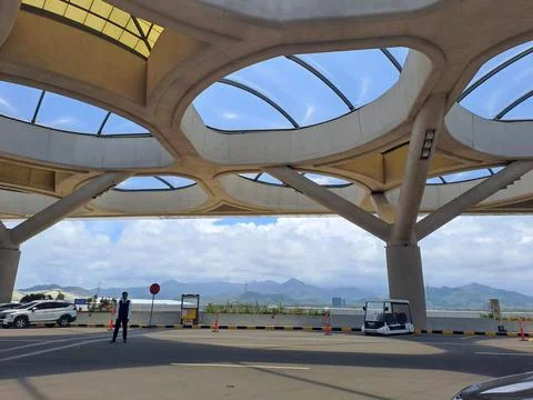 Editorial, yogyakarta, central java, indonesia, new airport, some people seen Stock Photos