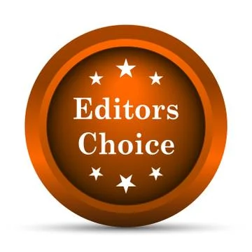 Editors choice icon. Internet button on white background.. Stock Illustration