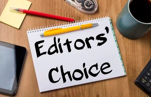 Editors Choice - Note Pad With Text Stock Photos