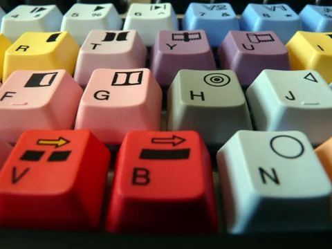 Editor's keyboard Stock-Fotos