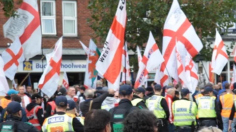 EDL macrh stop for speeches Stock Footage 114072694