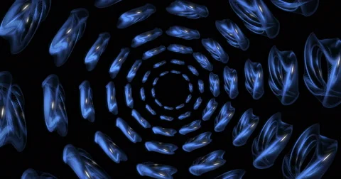 EDM Techno Visuals Abstract Semaless Loop Stock-Footage 53255282