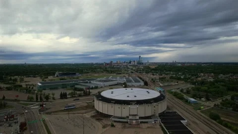 Edmonton Coliseum Stock Footage 341961107